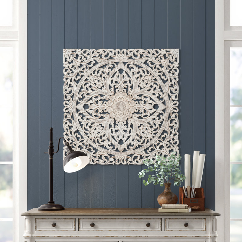 Birch Lane™ Traditional Carved Floral Medallion Wall Decor & Reviews